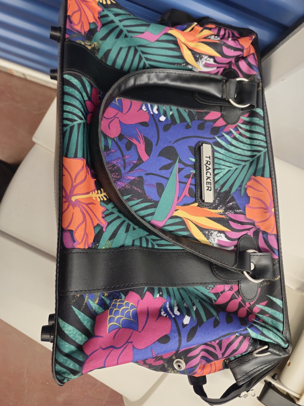 Tropical Floral Tote Bag in Multicolor Tracker TOTE